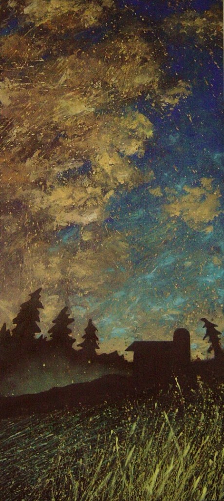 The summer evenings can be moody over the Blue Mountains, Canada. Aug.2013