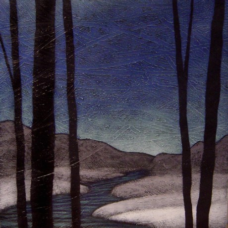 Winter ebbs and flows by the Blue Mountains, Ontario. December 2012.