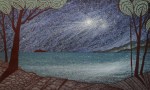 “Lake Night Luna” 5ft x&nbsp;3ft