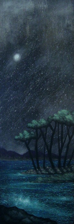 The elements versus the strength of the trees, playing out in Georgian Bay, Collingwood, Blue Mountains, Canada.