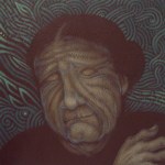 Oliphorest Weaver, 12″ x 12″, acrylic on&nbsp;wood