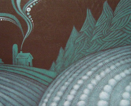 20" by 16" acrylic on wood